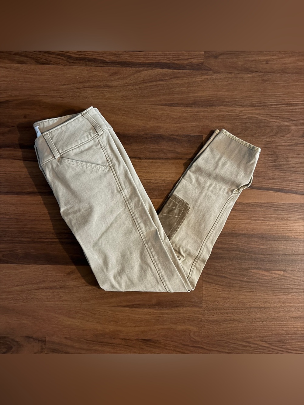 Child’s Size 12R Tan Tailored Sportsman Knee Patch Horseback Riding Breeches
